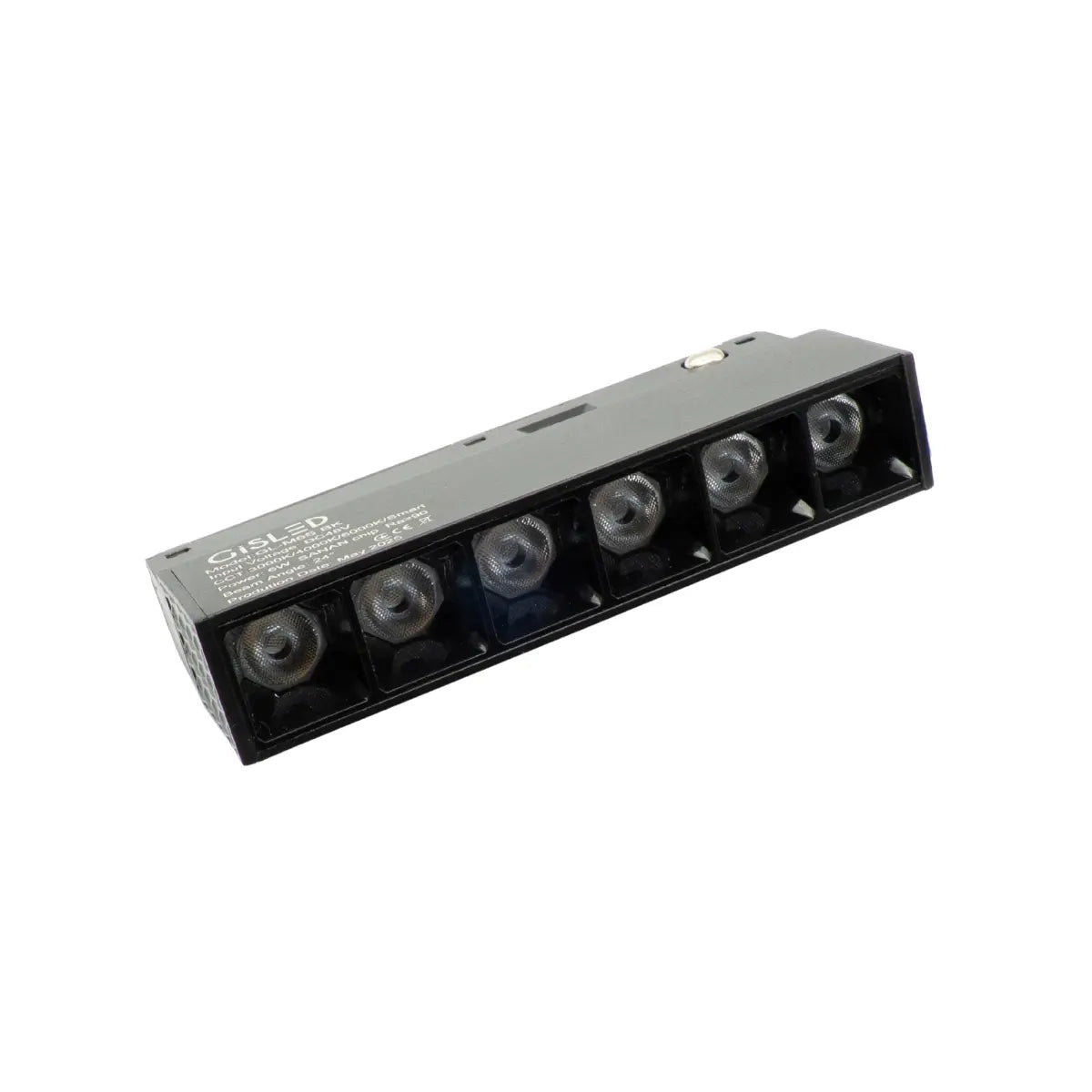 Faretto lineare LED Smart per binario magnetico 6W nero con luce regolabile 3CCT – Gisled