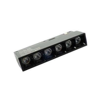 Faretto lineare LED Smart per binario magnetico 6W nero con luce regolabile 3CCT – Gisled