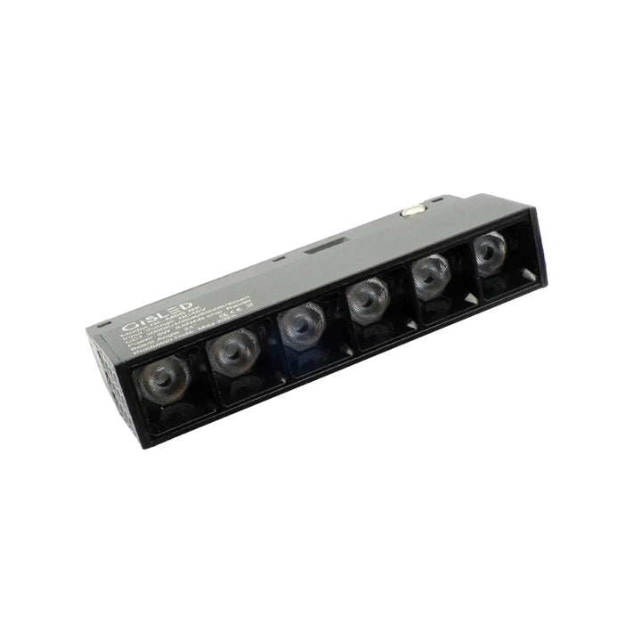 Faretto lineare LED Smart per binario magnetico 6W nero con luce regolabile 3CCT – Gisled
