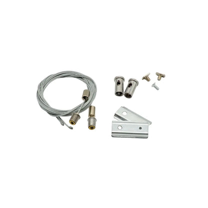 Kit sospensione per binario magnetico 48V in acciaio e alluminio