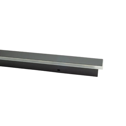 Lampada LED da parete lunga 150cm e 3CCT con vista laterale