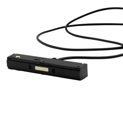 Lampada LED a sospensione nera per binario magnetico 48V vista dettaglio