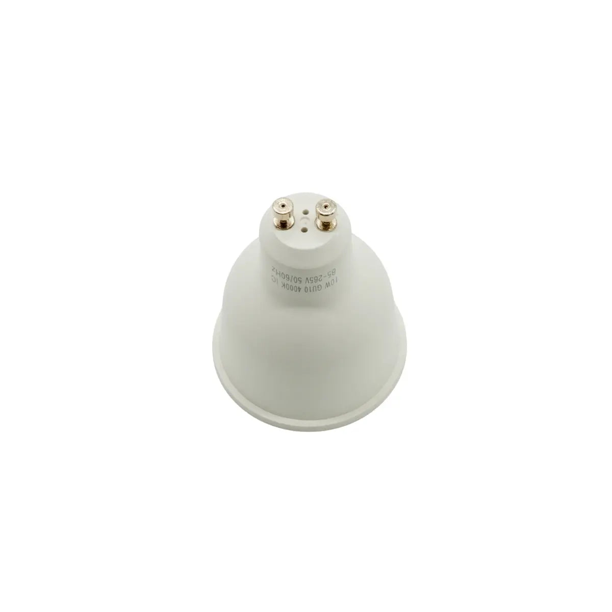Lampadina LED GU10 da 10W luce naturale 4000K Gisled vista contatti