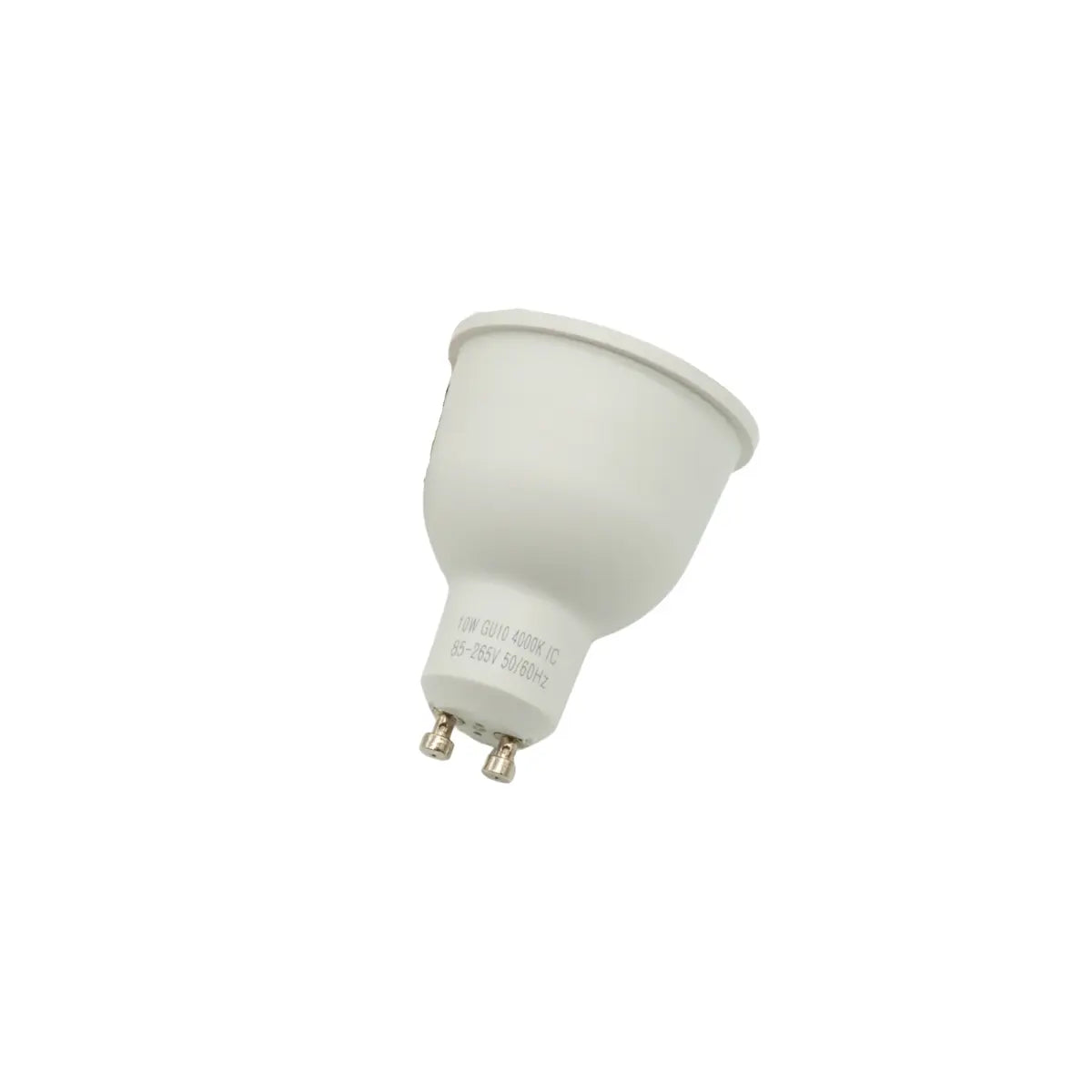 Lampadina LED GU10 da 10W luce naturale 4000K Gisled vista laterale