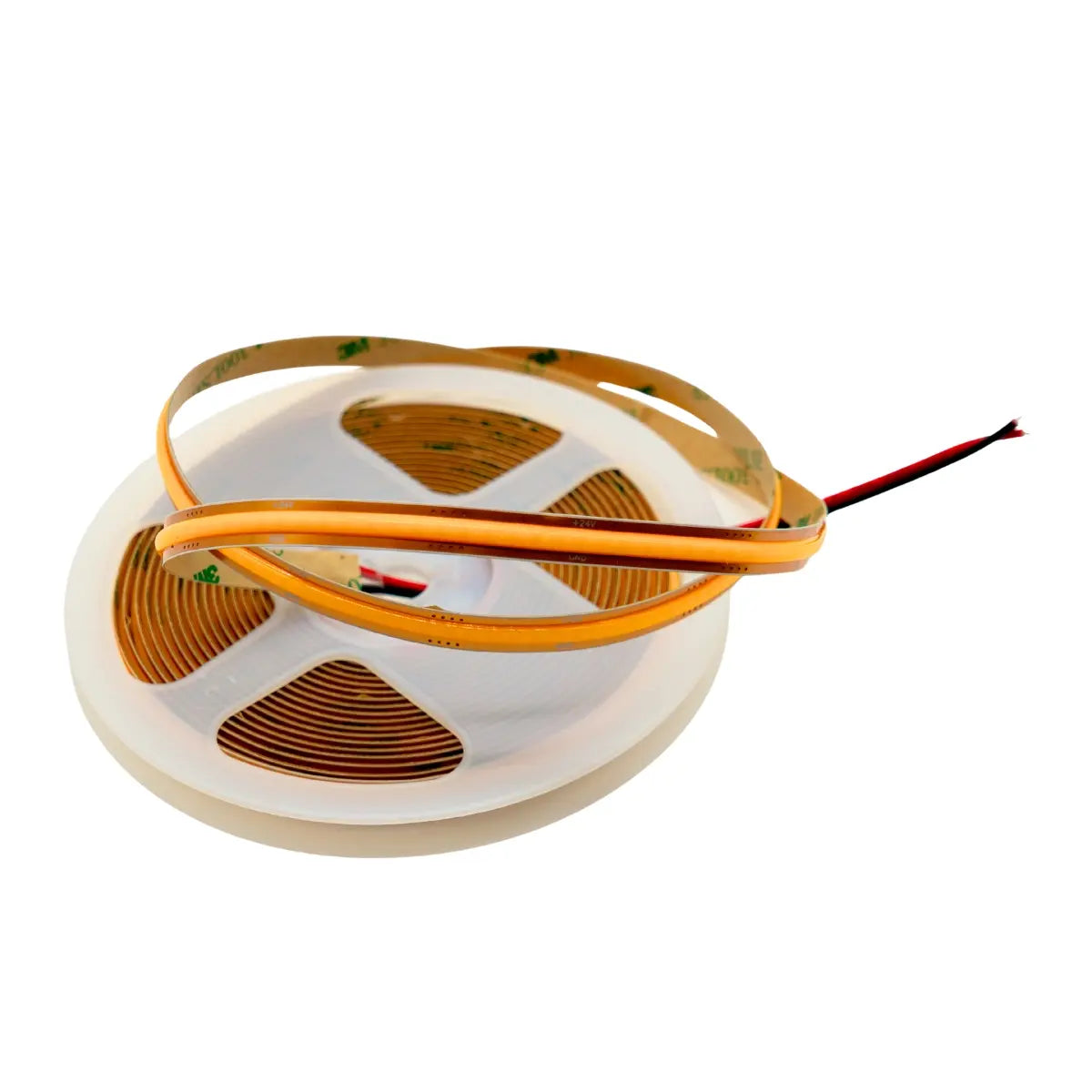 Striscia LED COB 24V 528 LED per metro con forbici e chip tagliati