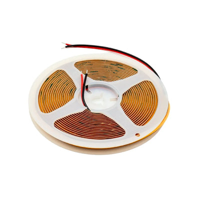 Striscia LED COB 24V 528 LED per metro con forbici e chip tagliati - Taglio libero personalizzabile