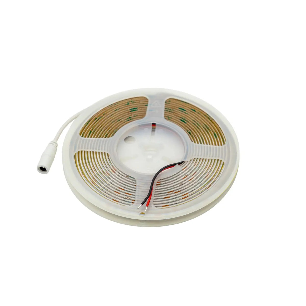 Striscia LED COB 24V dettaglio flessibilità e installazione