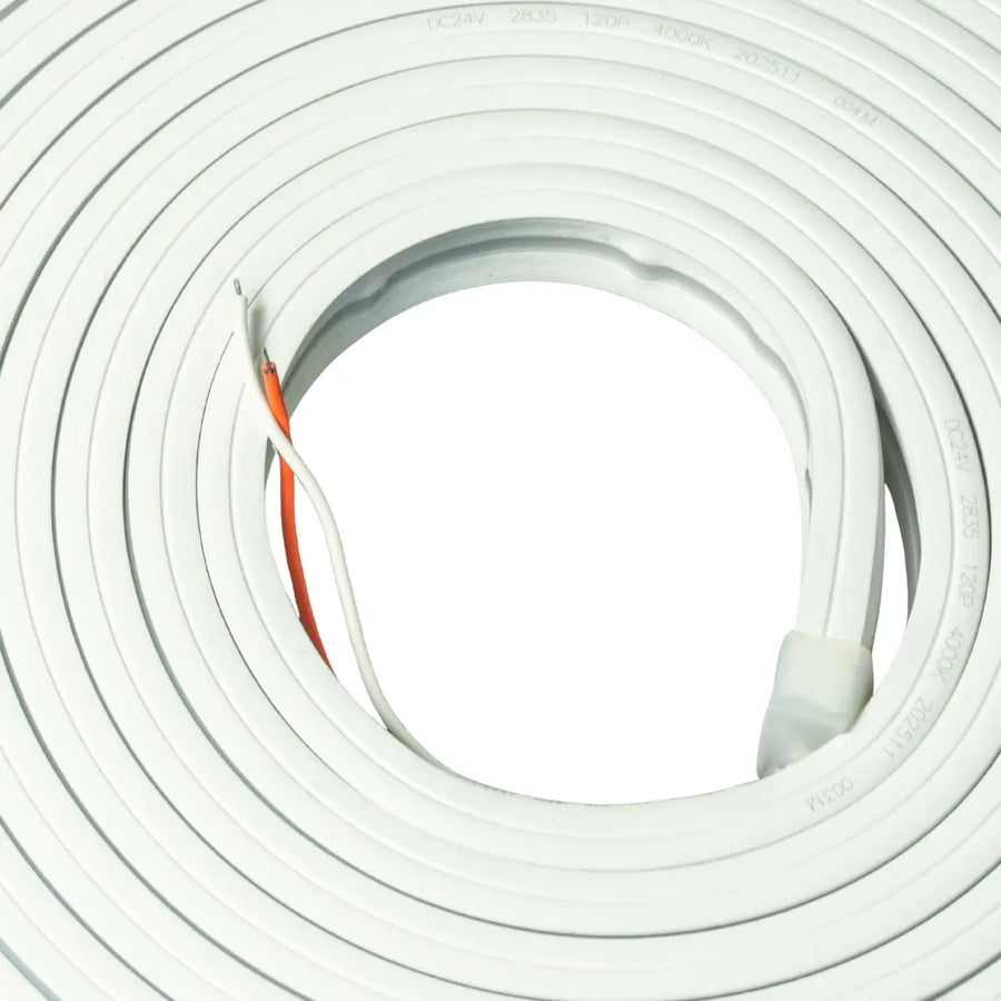 Striscia LED silicone puro 24V resistente UV e alte temperature 20 metri