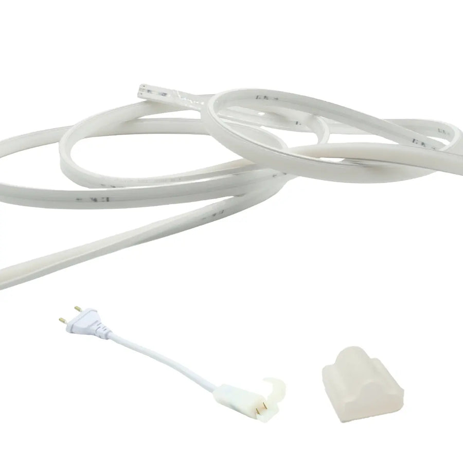 Striscia LED SMD2025 10m con cavo alimentazione UE installazione semplice
